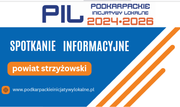 PODKARPACKIE INICJATYWY 2024 – 2026. ZAPROSZENIE NA SPOTKANIE INFORMACYJNE.